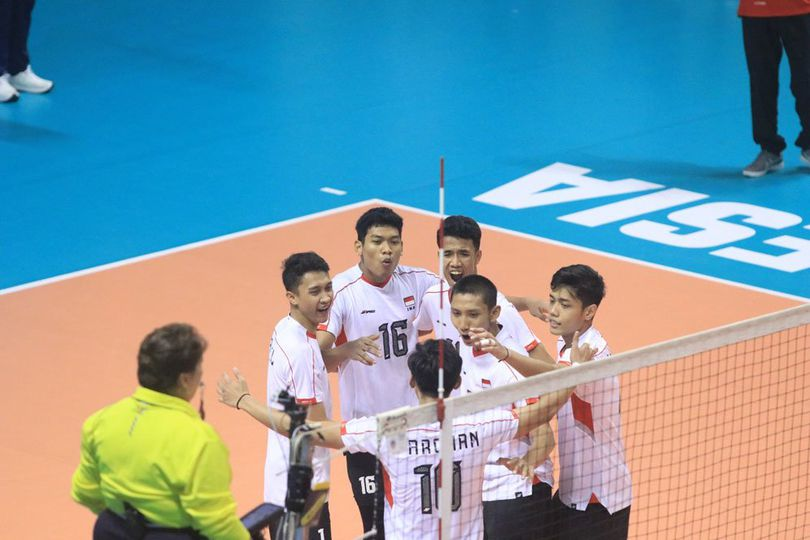Hasil AVC Asian Volleyball Championship U20 2024: Indonesia Gulung Arab Saudi 3-0!