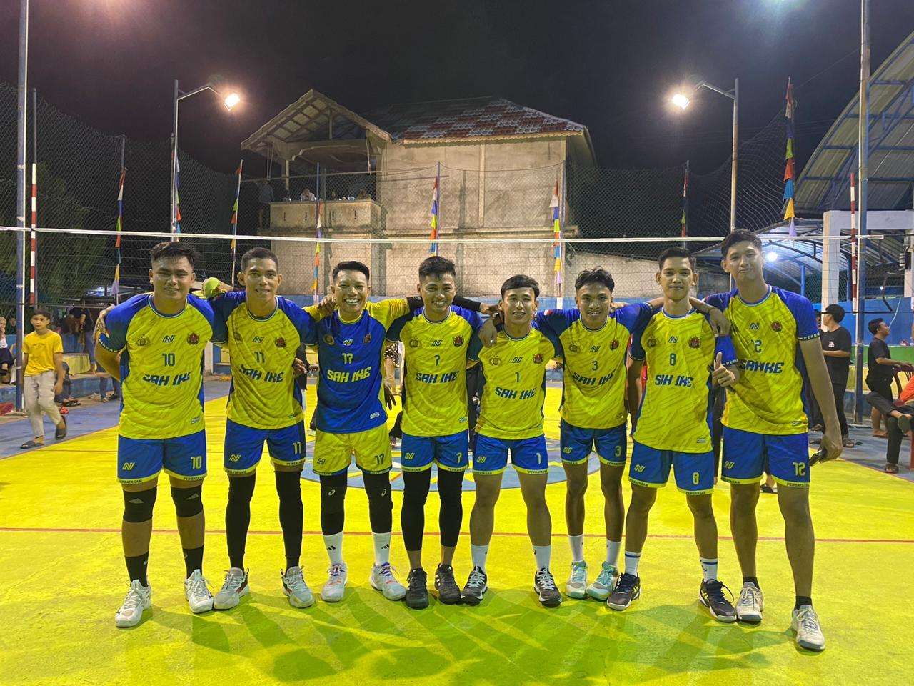 Tim Voli Putra Polsek Serasan Optimis Juara Turnamen MVC