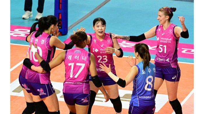 Pink Spiders Perkasa, Tumbangkan Hyundai Hillstate di Liga Voli Korea