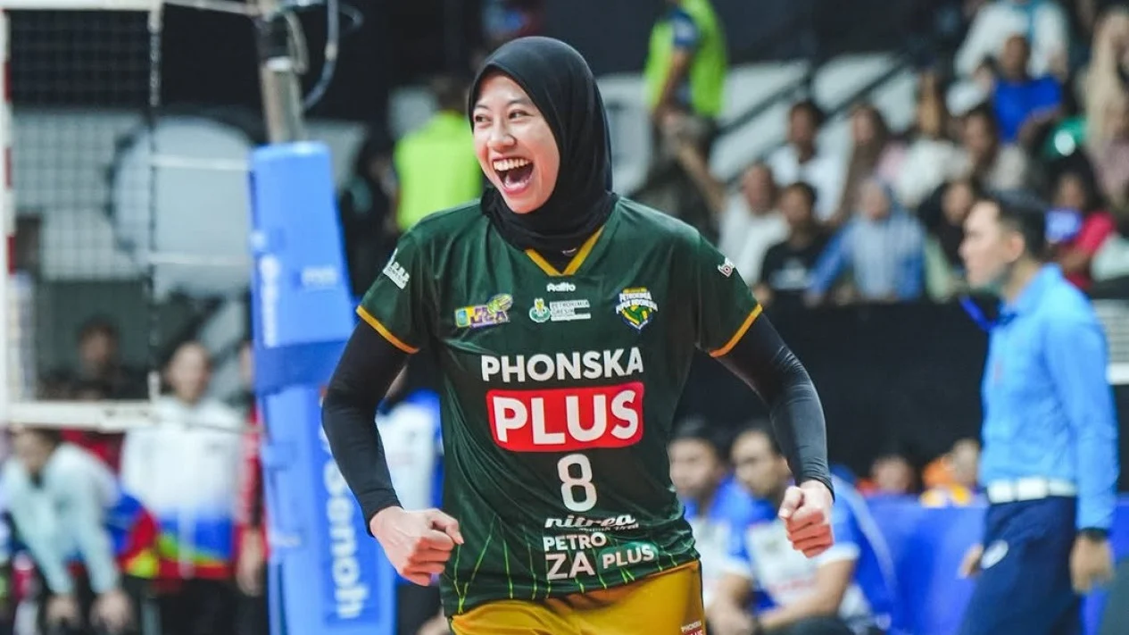 Megawati Hangestri Repotkan Bintang Voli Dunia Jordan Thompson di Final Four Proliga 2025