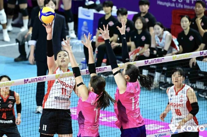 Pendatang Baru Lebih Hebat, Liga Voli Korea Tak Kehilangan Pamor Pemain Asia setelah Megawati Pergi